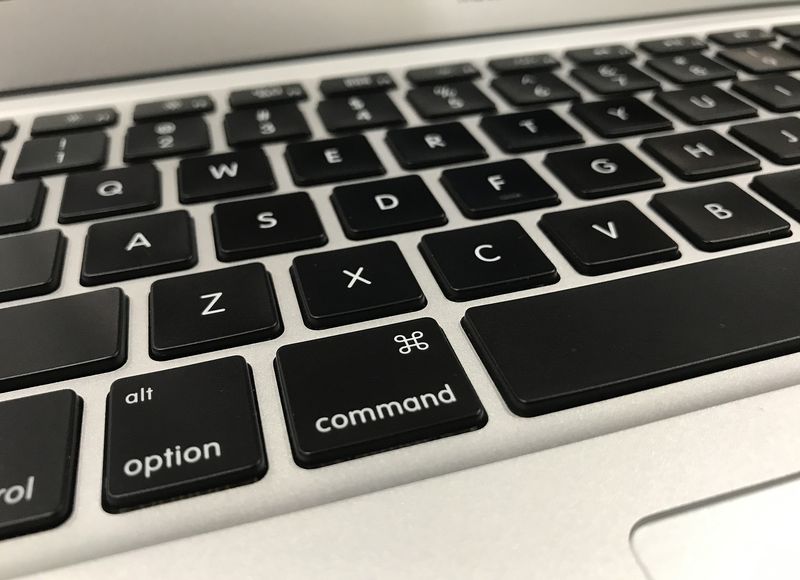 Clavier MacBook Gros plan