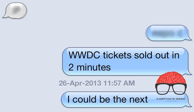 iMessage bug (lost words 002)