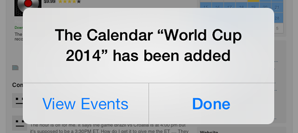 FIFA World Cup 2014 iPhone