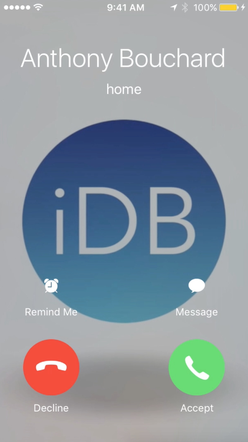LiveRinging video background phone calls