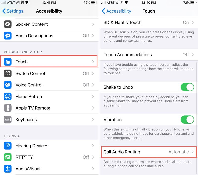 Call Audio Routing iPhone