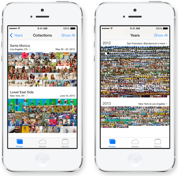 iOS 7 Photos Moments