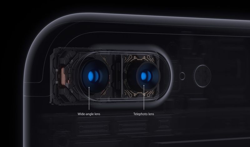 iPhone 7 plus camera lenses