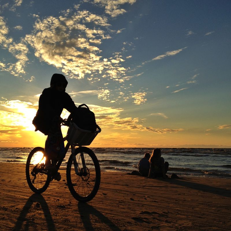 Beach Cyclist
