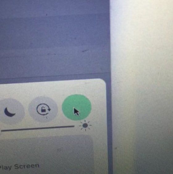 data toggle in iOS 10 Control Center