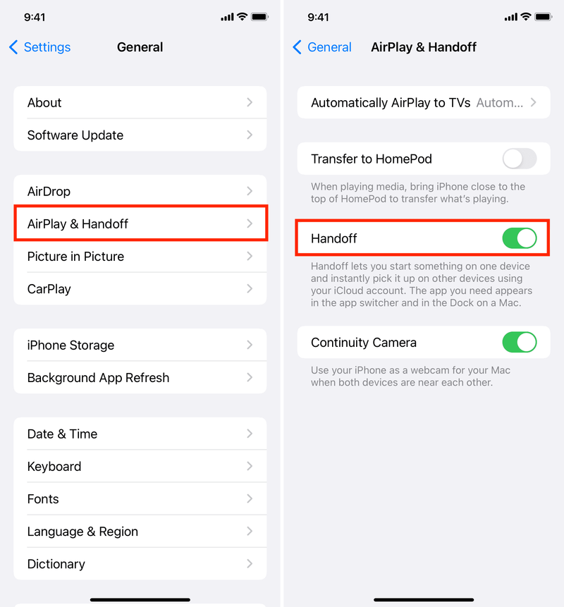 Autoriser le transfert sur iPhone