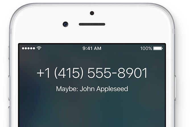 iOS 9 Contacts suggérés écran d