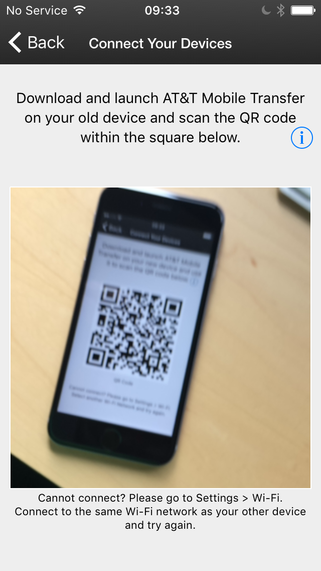 scanner le code QR