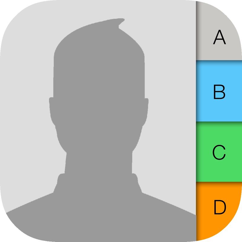 iOS Contacts App Icon