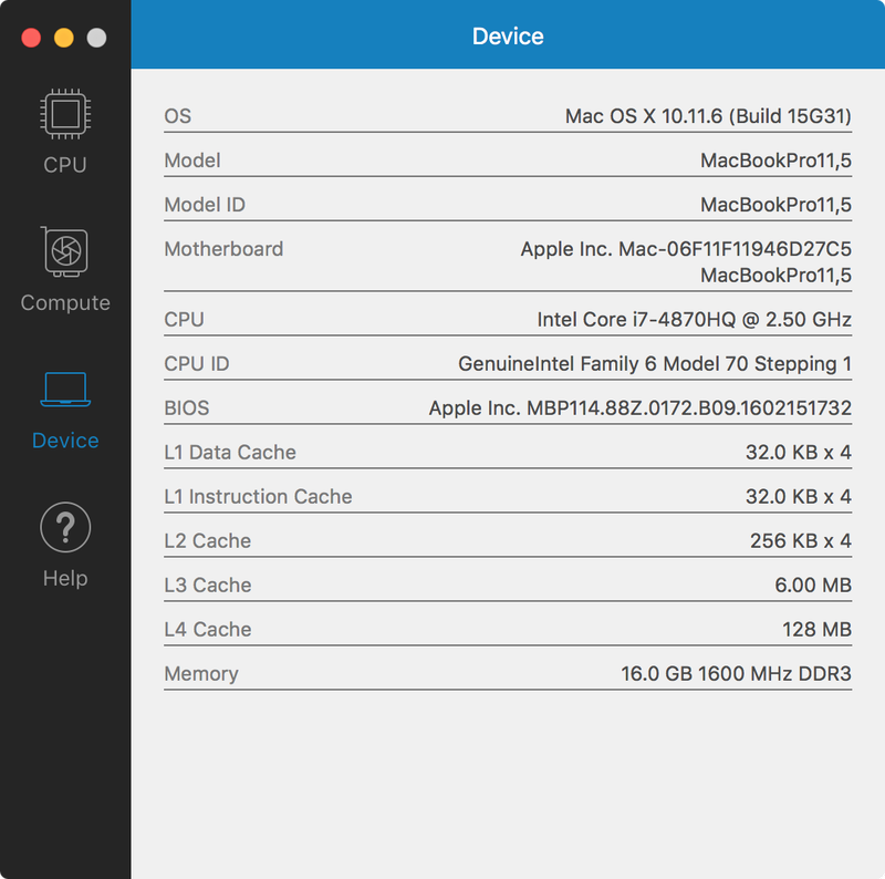 Geekbench UI 2