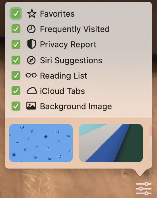 Start Page Background Images