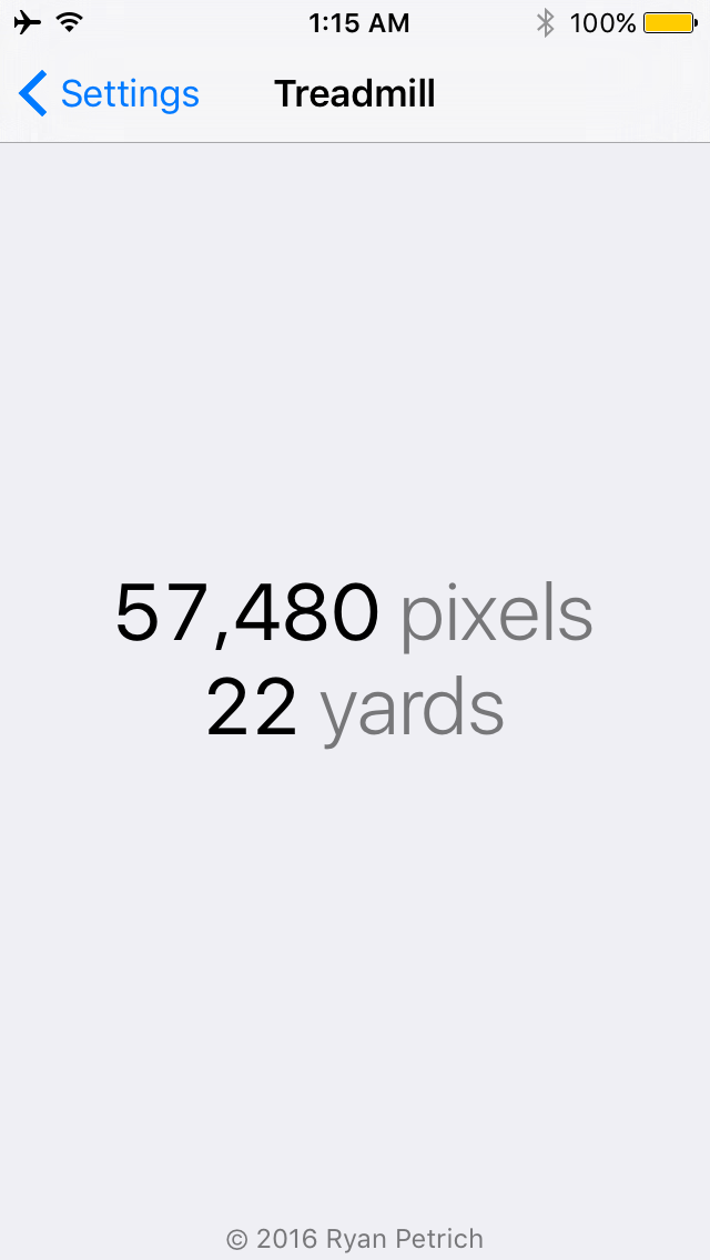 treadmill jailbreak tweak scrolling distance review