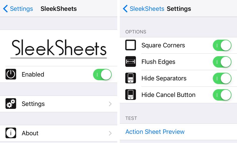SleekSheets Preferences Pane
