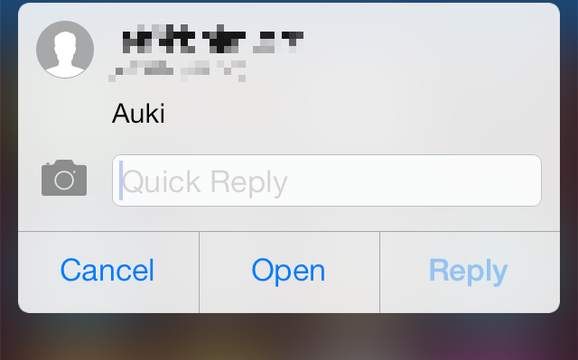 Auki Quick reply