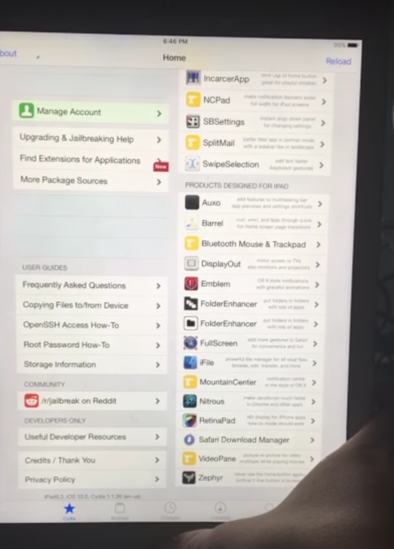 Luca Todesco yaluX iOS 10 jailbreak