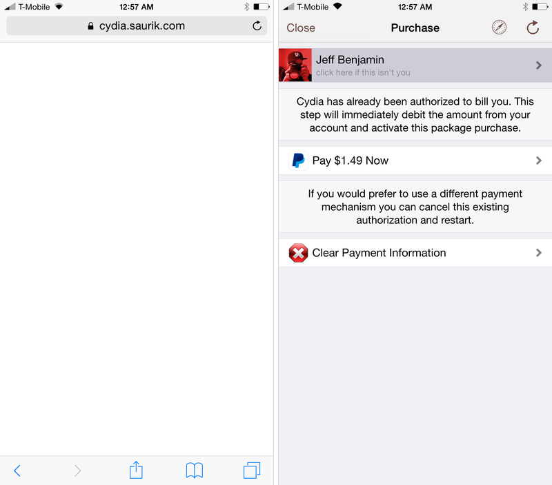 PayPal Cydia 2FA 3
