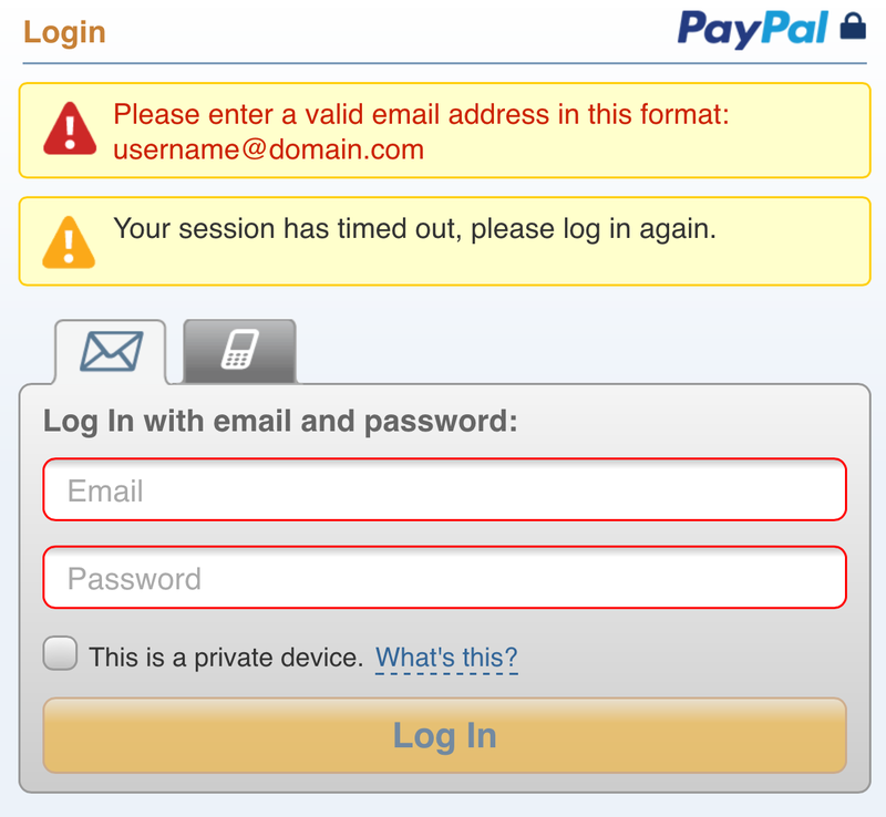 PayPal 2FA Cydia Error