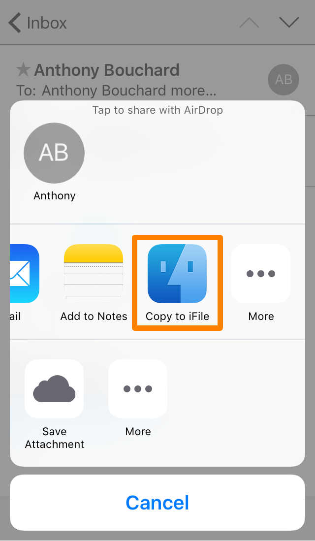 Installation de Deb File Copy sur iFile