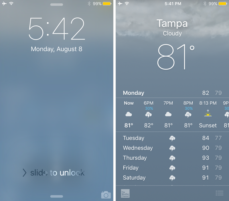 LockShot Weather