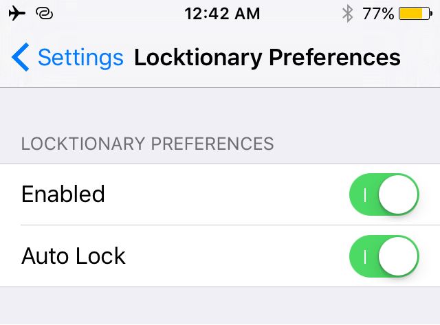 locktionary preferences pane
