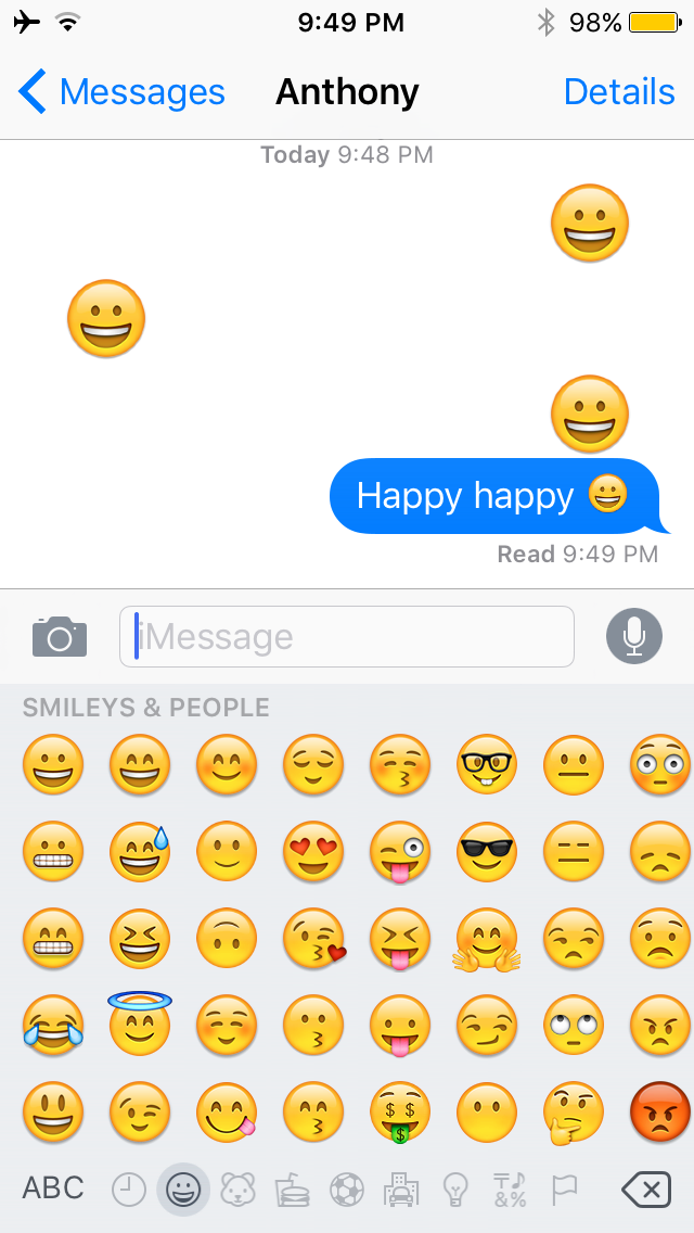 Emojiant Ryan Petrich iOS 10 Emojis Giant