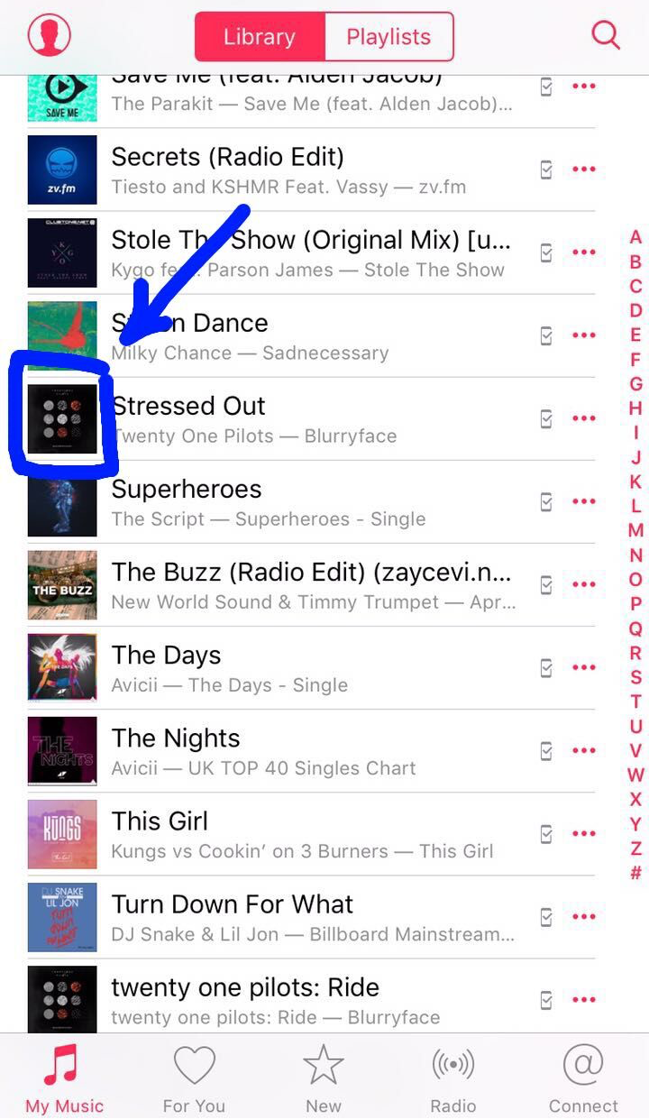ArtworkUpNext Tap Album Artwork to Queue Music