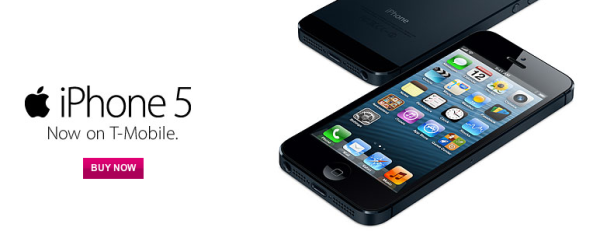 iPhone 5 now on T-Mobile