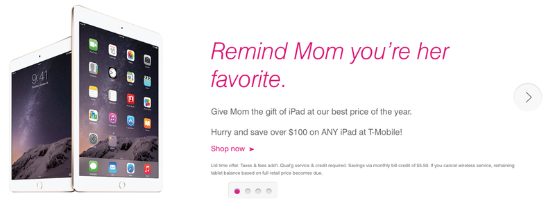 t-mobile ipad