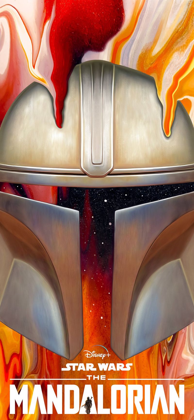 Disney+ Star Wars Mandalorian iPhone Fond d