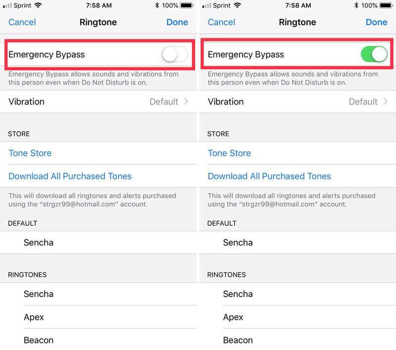Emergency Bypass for Calls