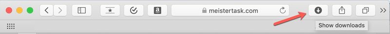 Afficher le bouton Téléchargements Safari sur Mac
