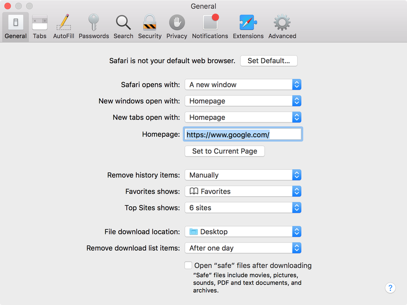 Safari Changed Download Location Mac
