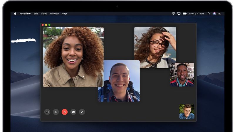 groupe de visages en mouvement Tutoriel FaceTime Automatic Prominence