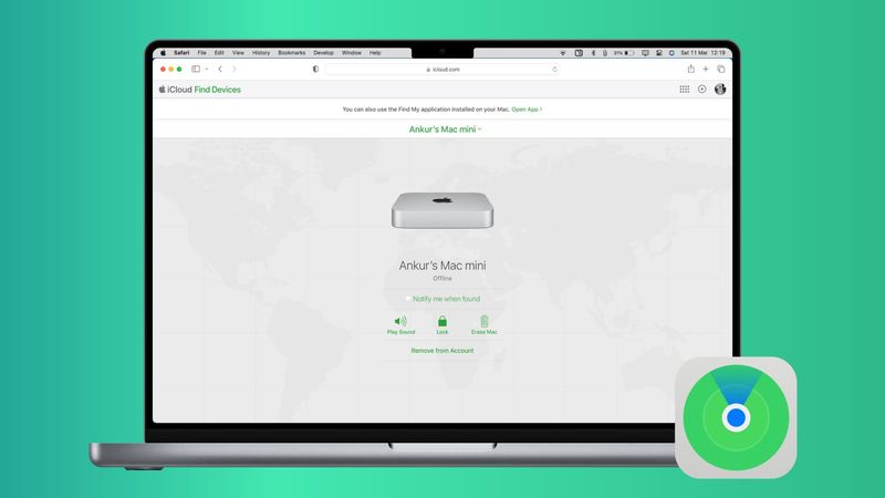 Rechercher ma fonctionnalité sur iCloud Web