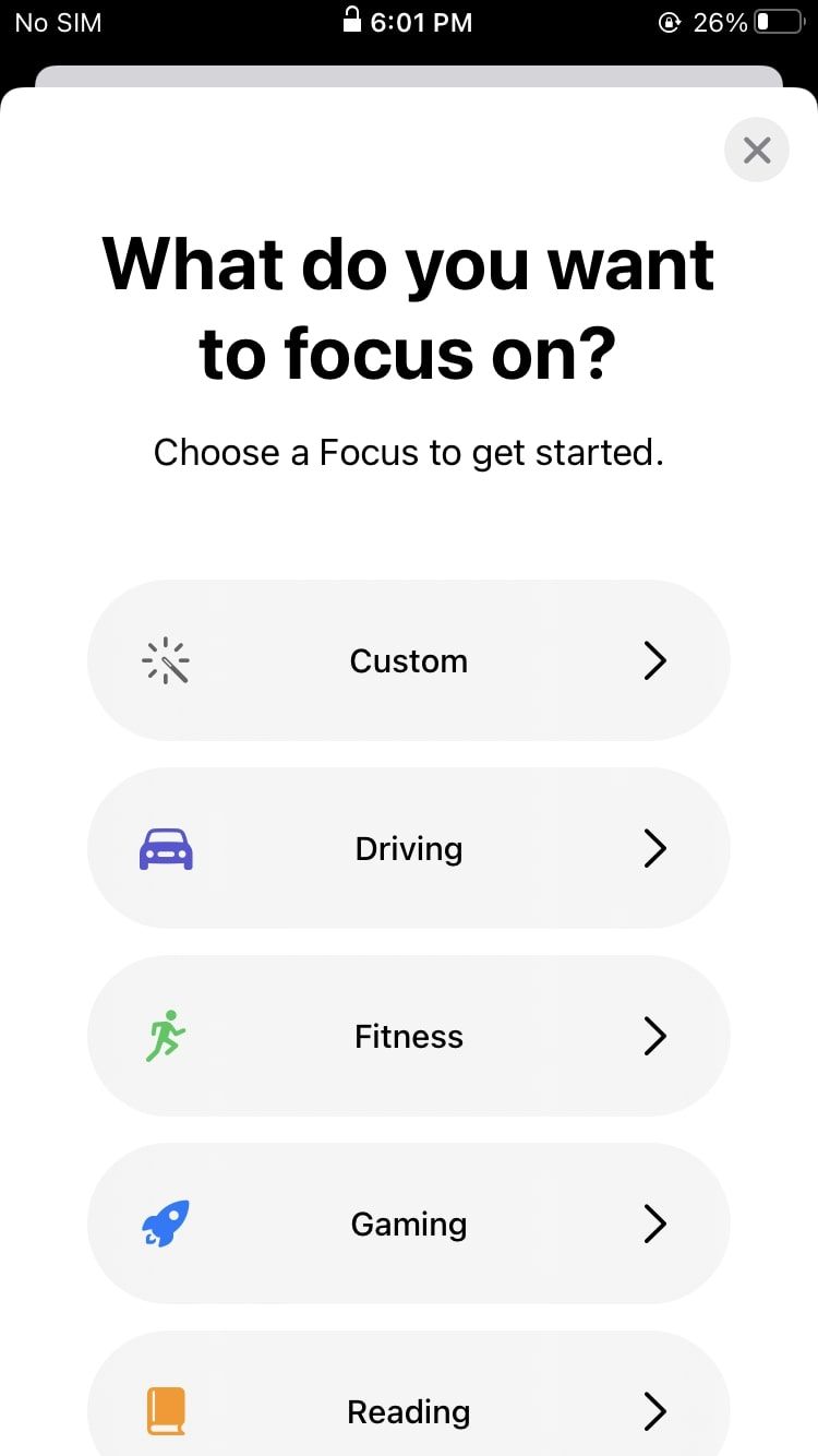 Mise au point iOS 15