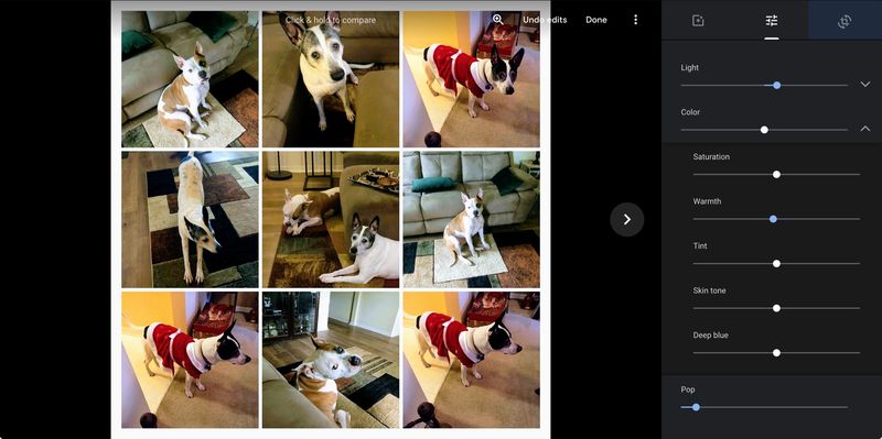 Google Photos Colour Light Collage Web