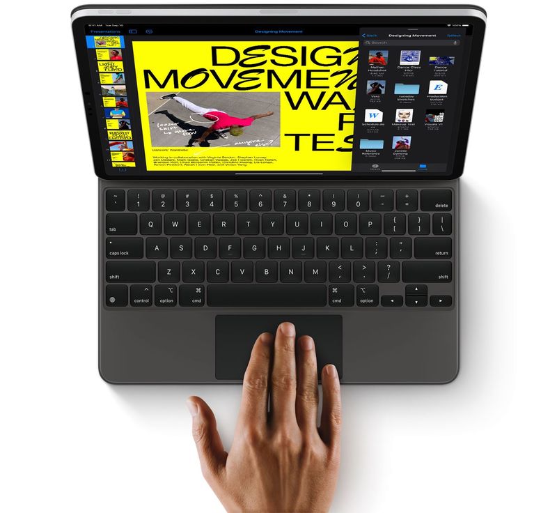 Appuyez pour cliquer - trackpad iPad