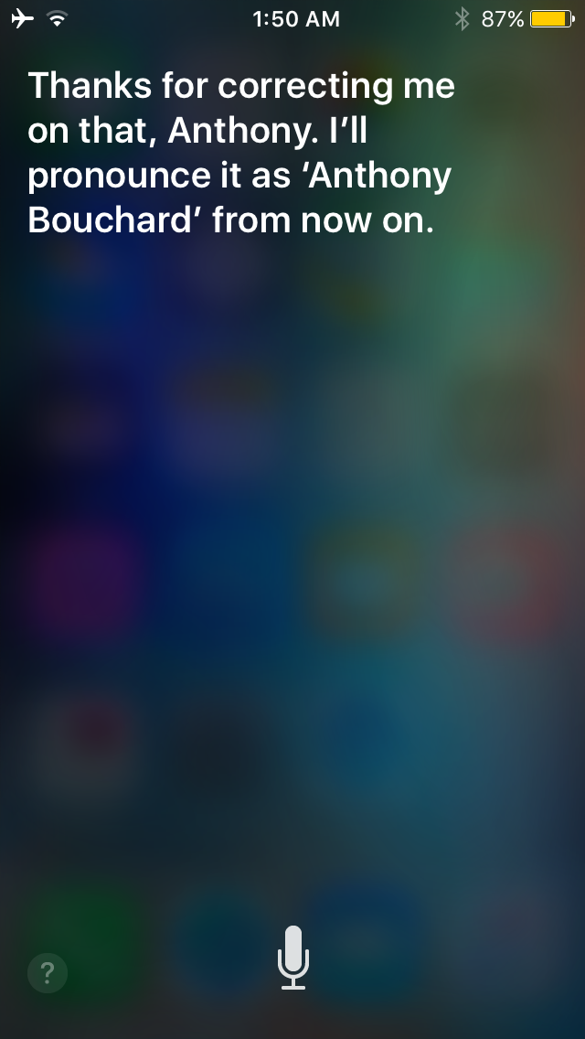 Siri name pronunciation 5