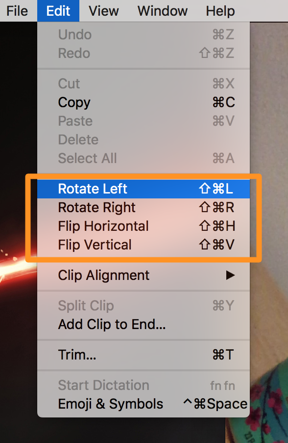 Faire pivoter la vidéo sur mac à gauche ou à droite