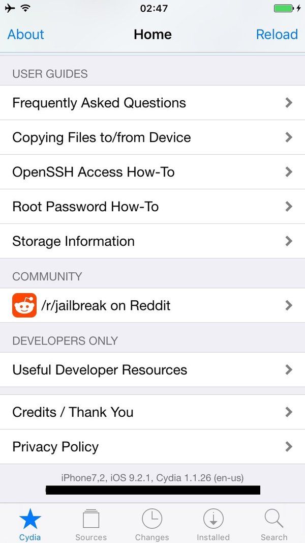 qwertyoruiop IOS 9.2.1 jailbreak
