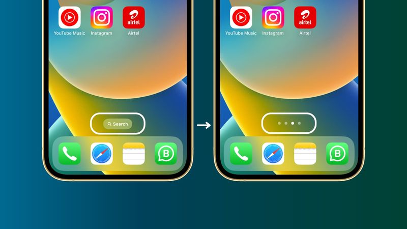 Disable search button on iOS 16 Home Screen