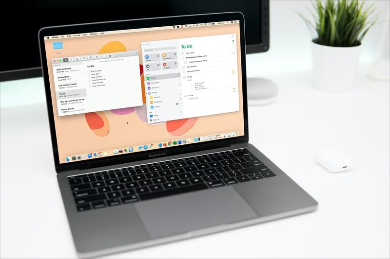 Notes et rappels sur MacBook