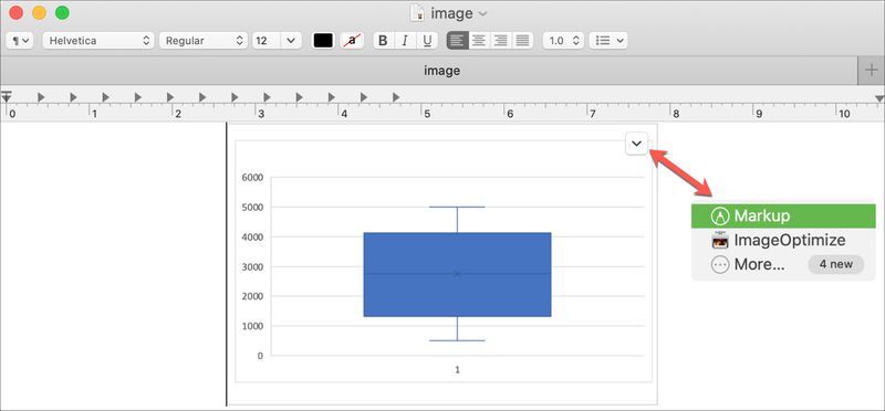 TextEdit Inserted Annotated Image