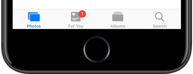 Partager des photos iPhone - Un gros plan de l
