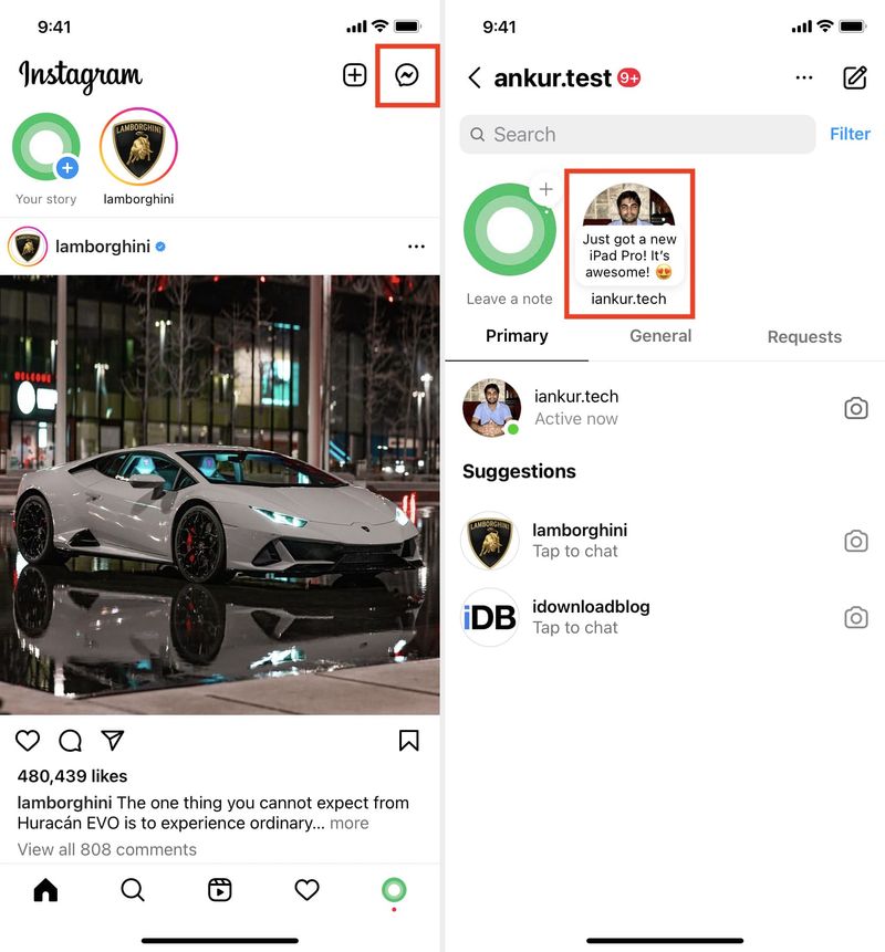See others Instagram Notes