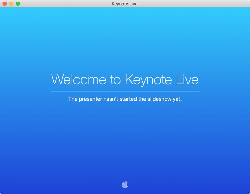 Welcome to Keynote Live Mac