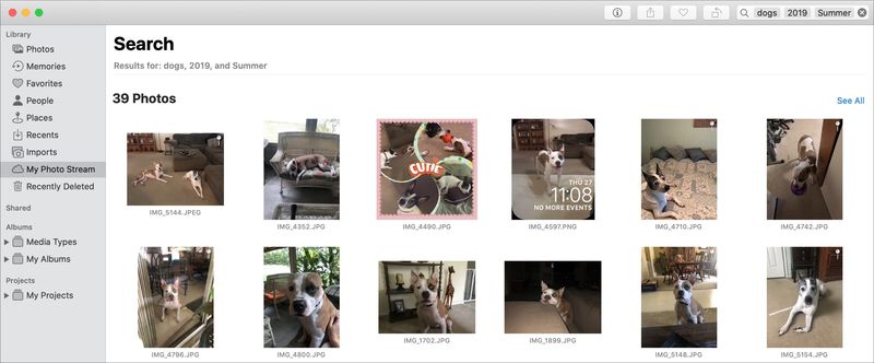Search Photos on Mac