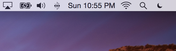 Menu Bar Notification Center icon
