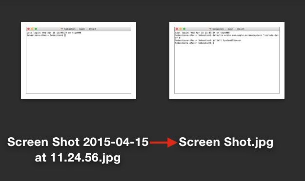 Remove date time screenshot