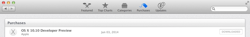 Mac App Store Yosémite